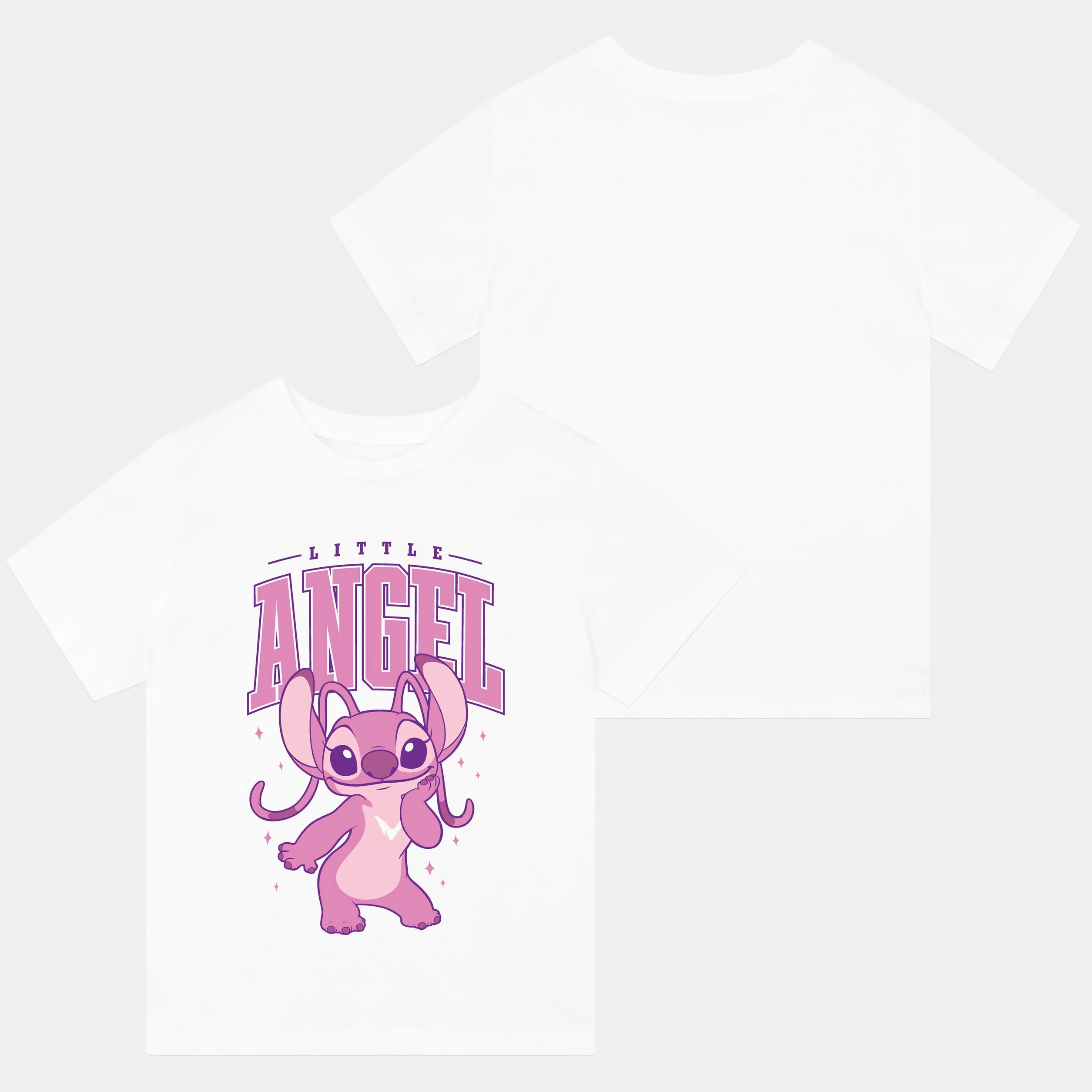 Disney Lilo i Stitch T-shirt | Letnie Ubrania Stitch Dla Dziewcząt | Bawełniane T-shirty Dla Dziewcząt