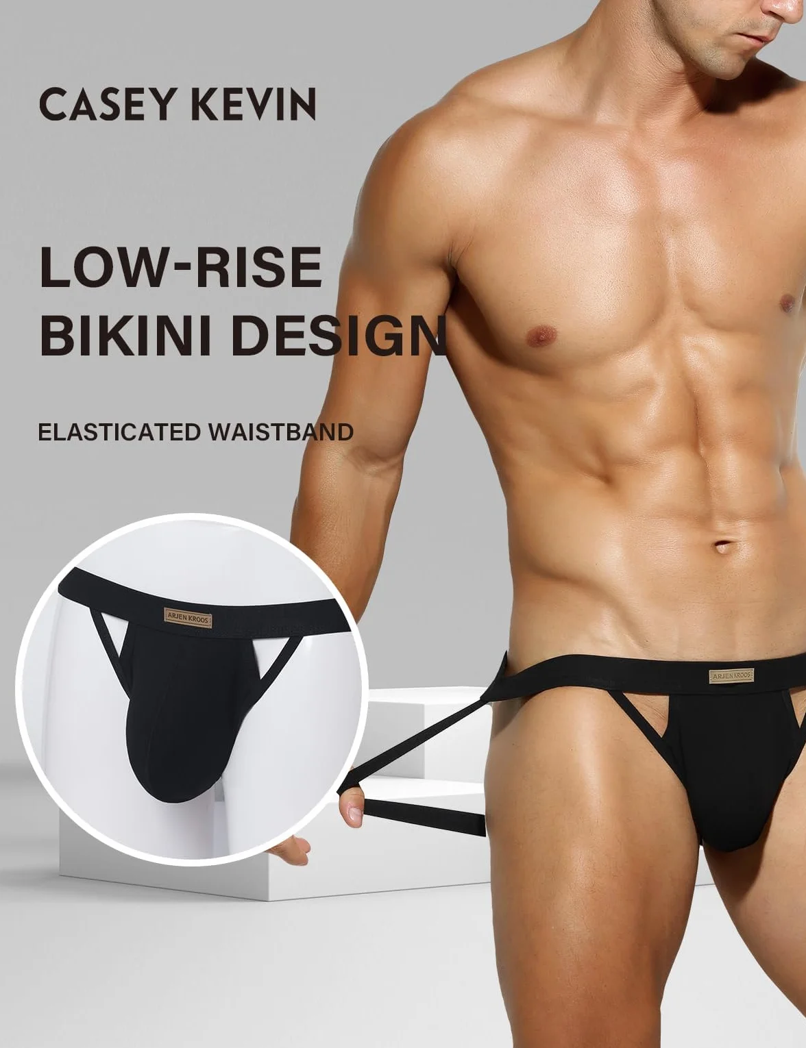 Casey Kevin Jockstrap Męskie Zawieszenie Seksowne Stringi Oddychające Majtki Sportowa Bielizna Thong