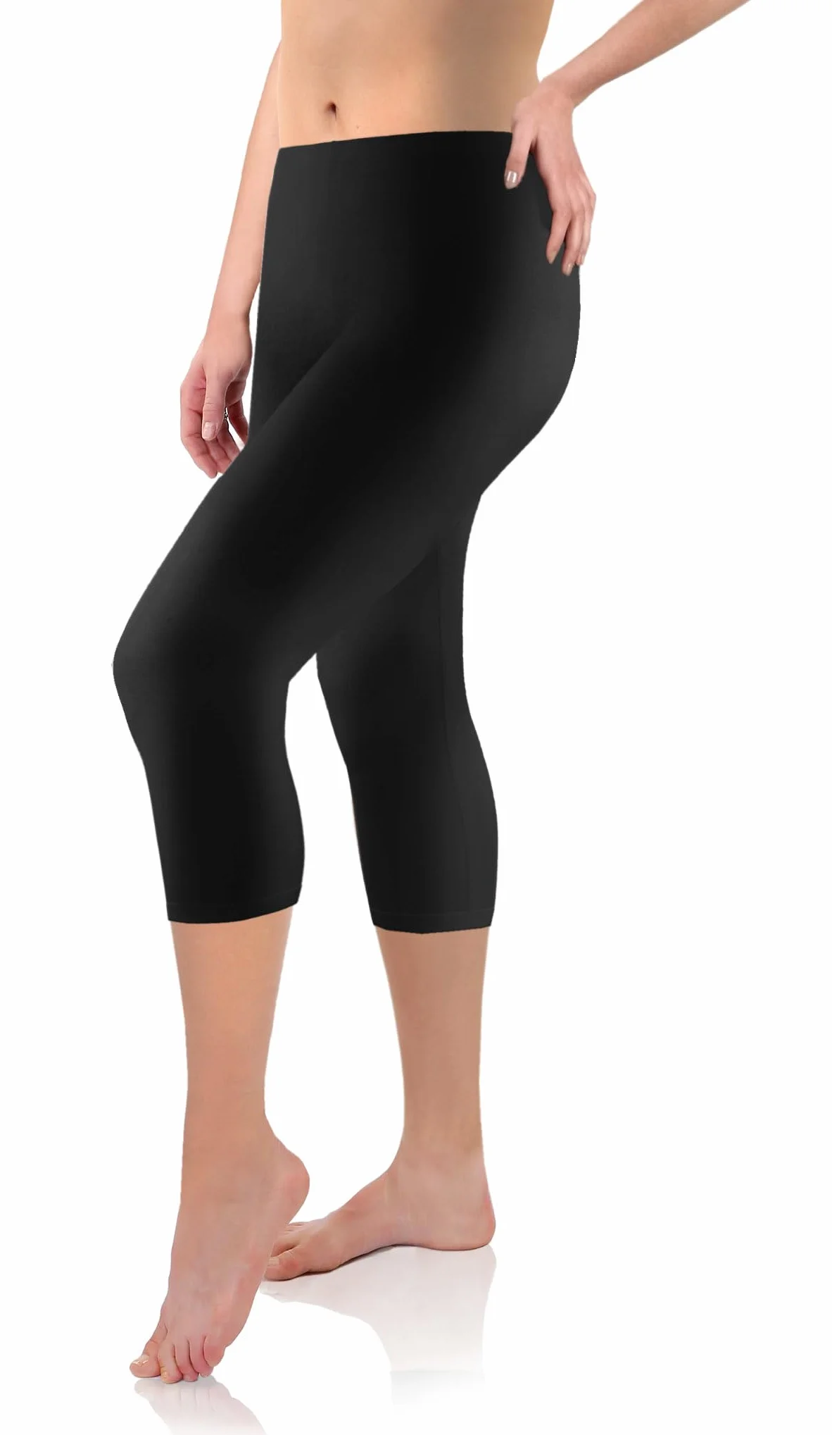 sesto senso Legginsy z wiskozy dla kobiet 3/4 długie spodnie do fitnessu, spodnie sportowe, kolorowe, do jogi