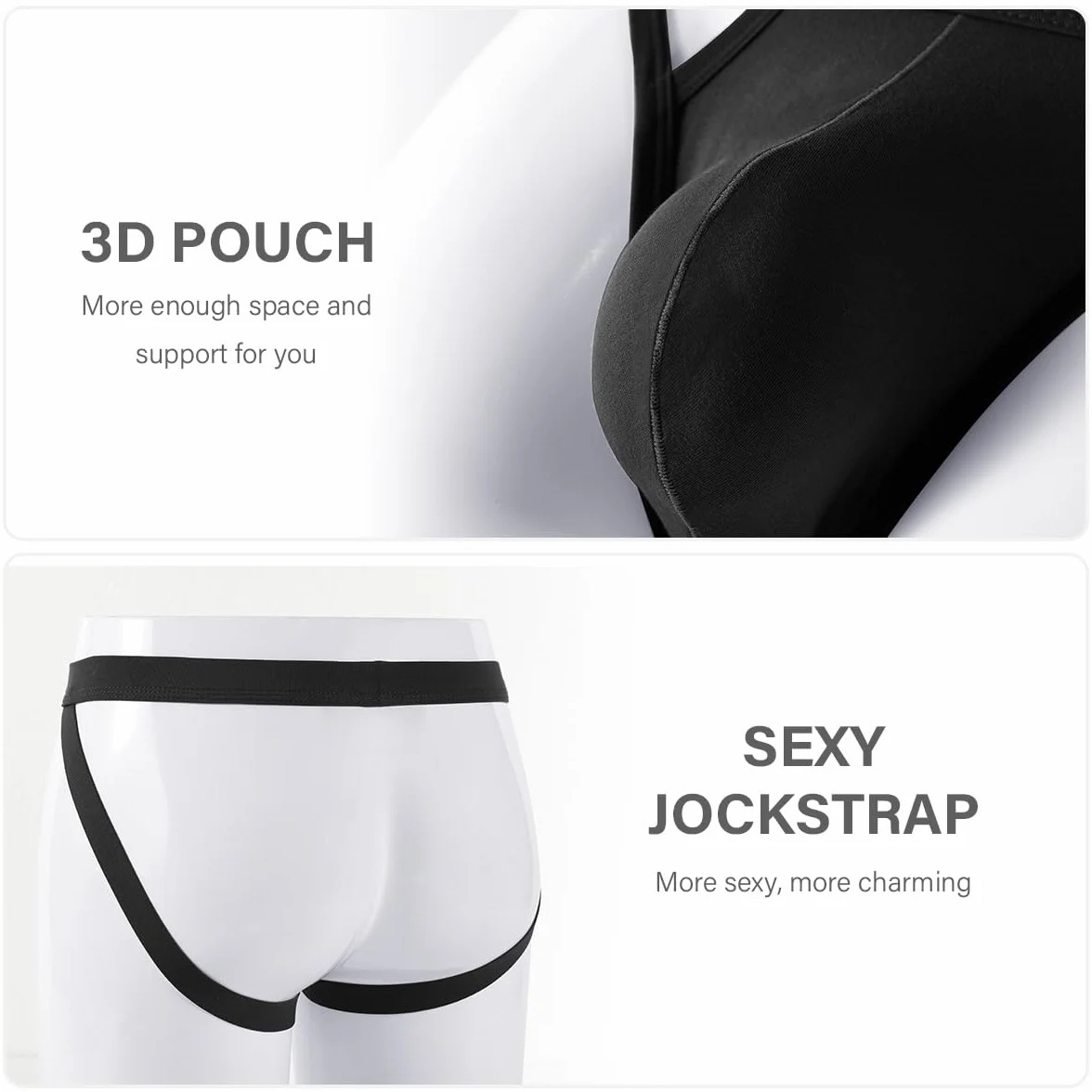 Casey Kevin Jockstrap Męskie Zawieszenie Seksowne Stringi Oddychające Majtki Sportowa Bielizna Thong