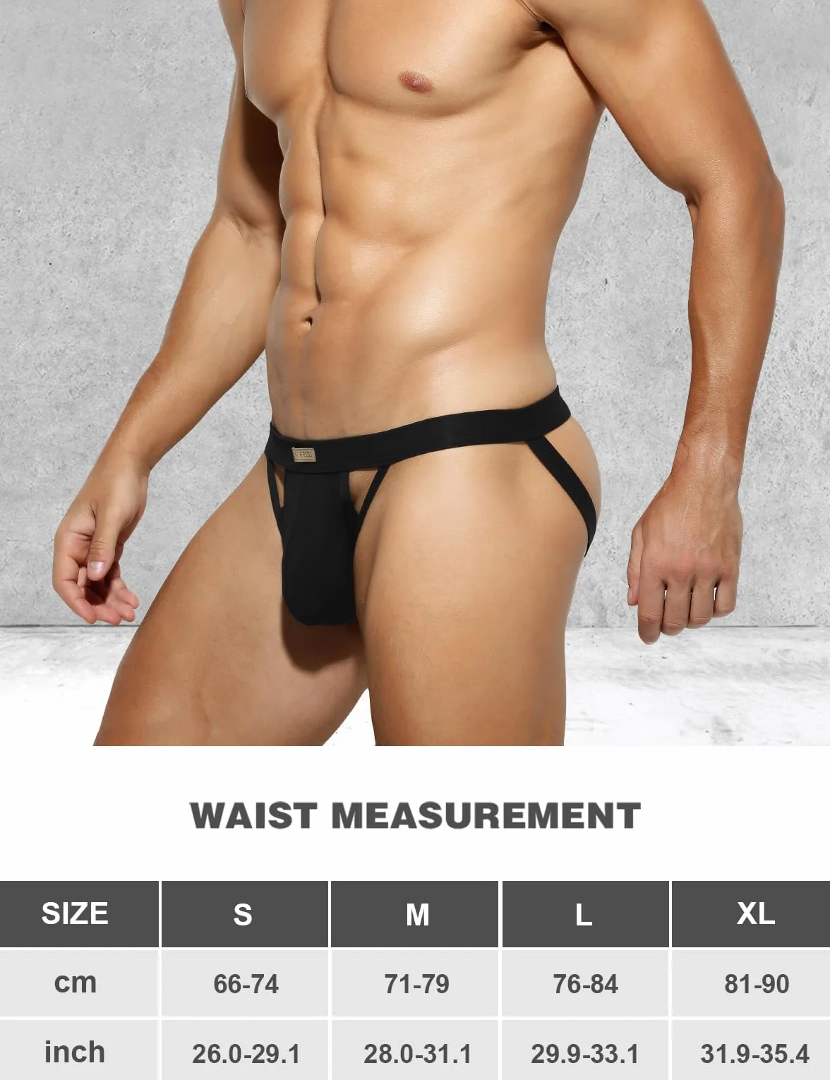 Casey Kevin Jockstrap Męskie Zawieszenie Seksowne Stringi Oddychające Majtki Sportowa Bielizna Thong