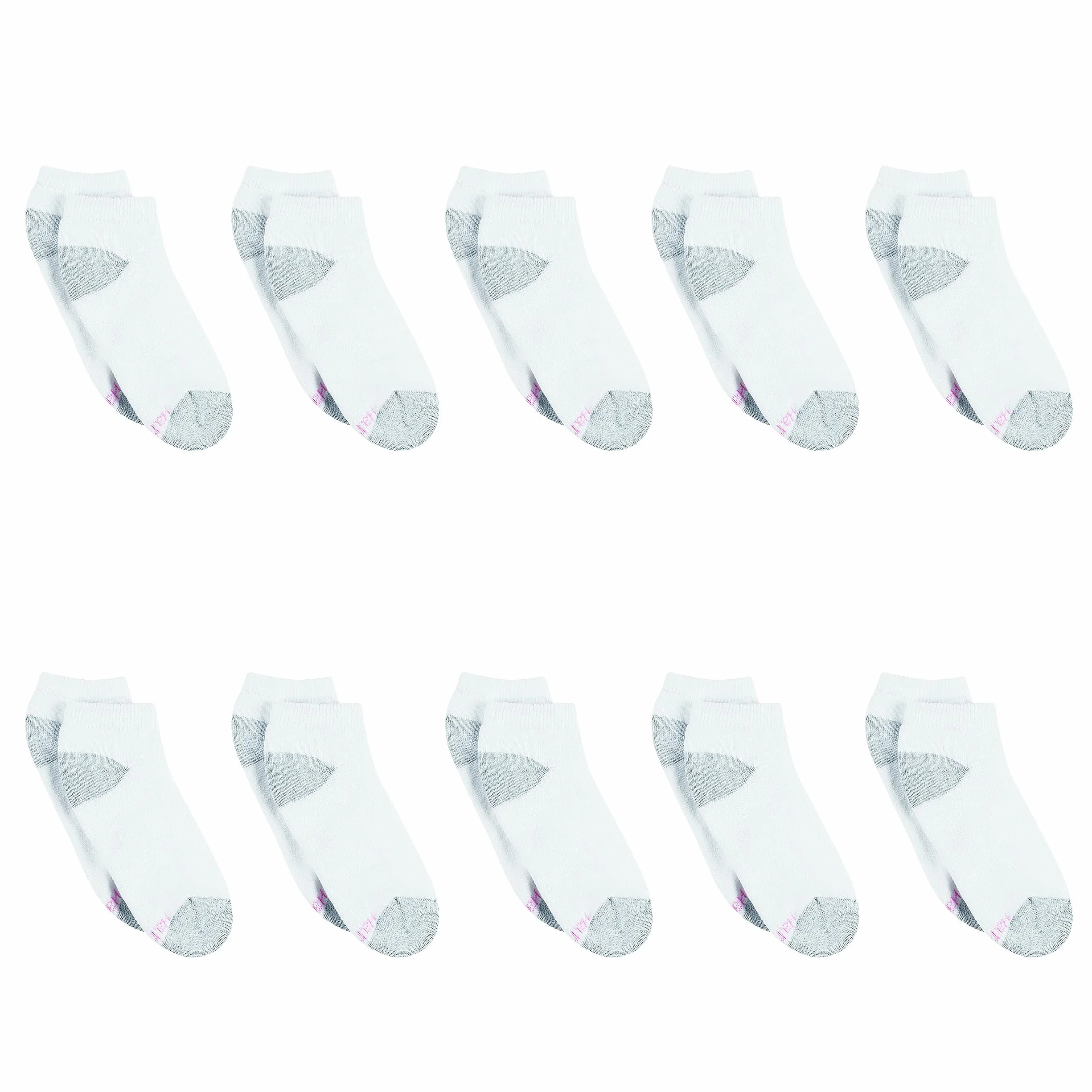 Hanes Skarpety Value Pack, Low Cut miękkie skarpety odprowadzające wilgoć, 10 szt Kobiety Socks Value Pack, Low Cut Soft Moisture-wicking Socks, 10-packs (10 w zestawie)