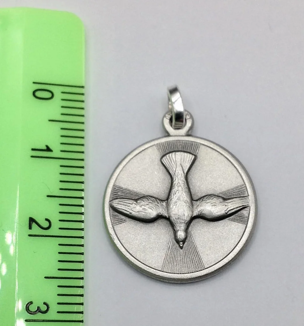 MEDAL DUCHA ŚWIĘTEGO (GOŁĄB DUCHA ŚWIĘTEGO) - MEDALE ŚWIĘTYCH PATRONÓW - 100% WYKONANE WE WŁOSZECH