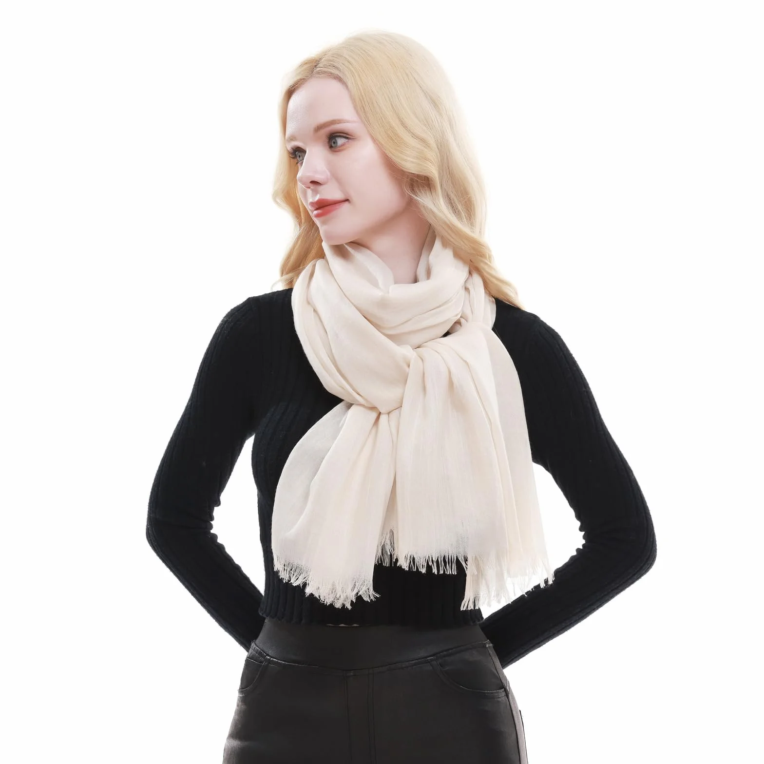 RIIQIICHY Szaliki dla kobiet, szalik, chusta na szyję, na zimę, wiosnę, lato, paszmina, etola
