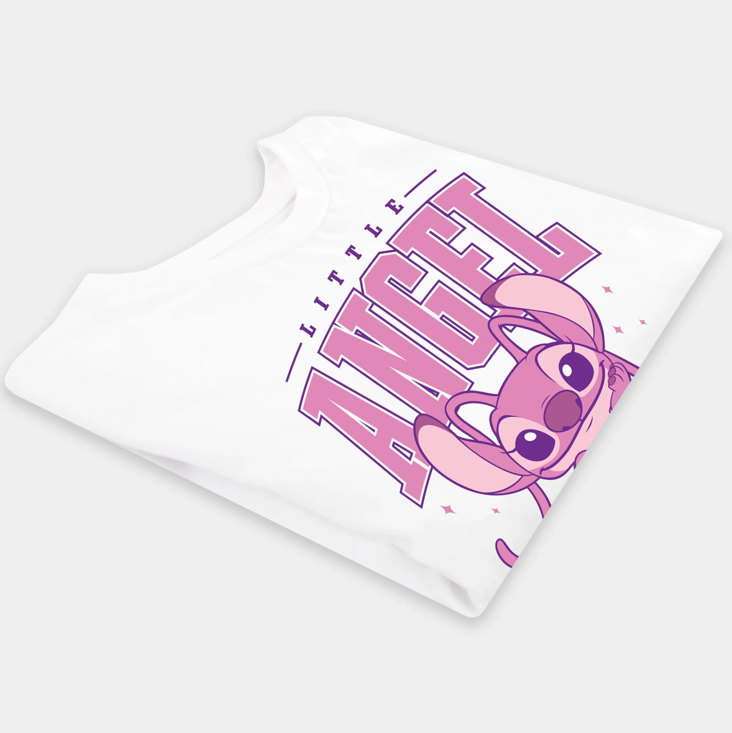 Disney Lilo i Stitch T-shirt | Letnie Ubrania Stitch Dla Dziewcząt | Bawełniane T-shirty Dla Dziewcząt