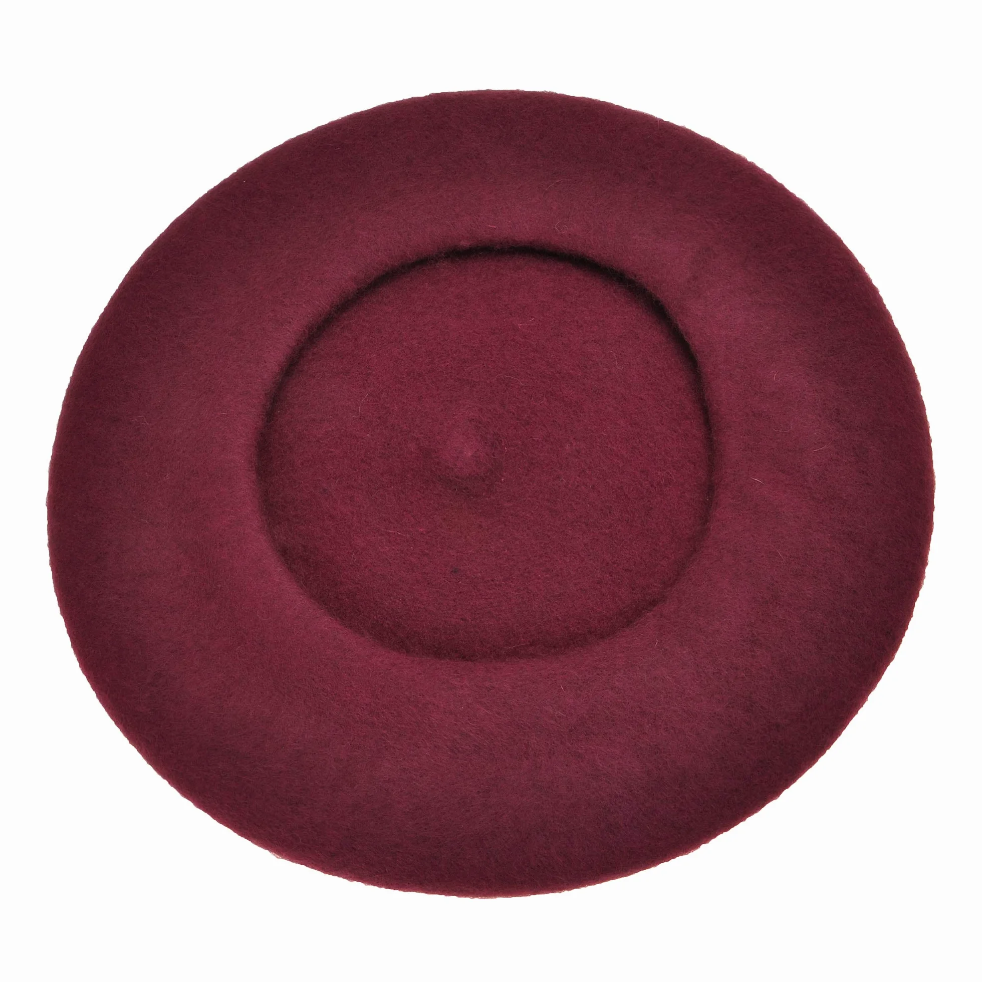 ZLYC Damski klasyczny beret w stylu francuskiego artysty, czerwony burgund, jeden rozmiar