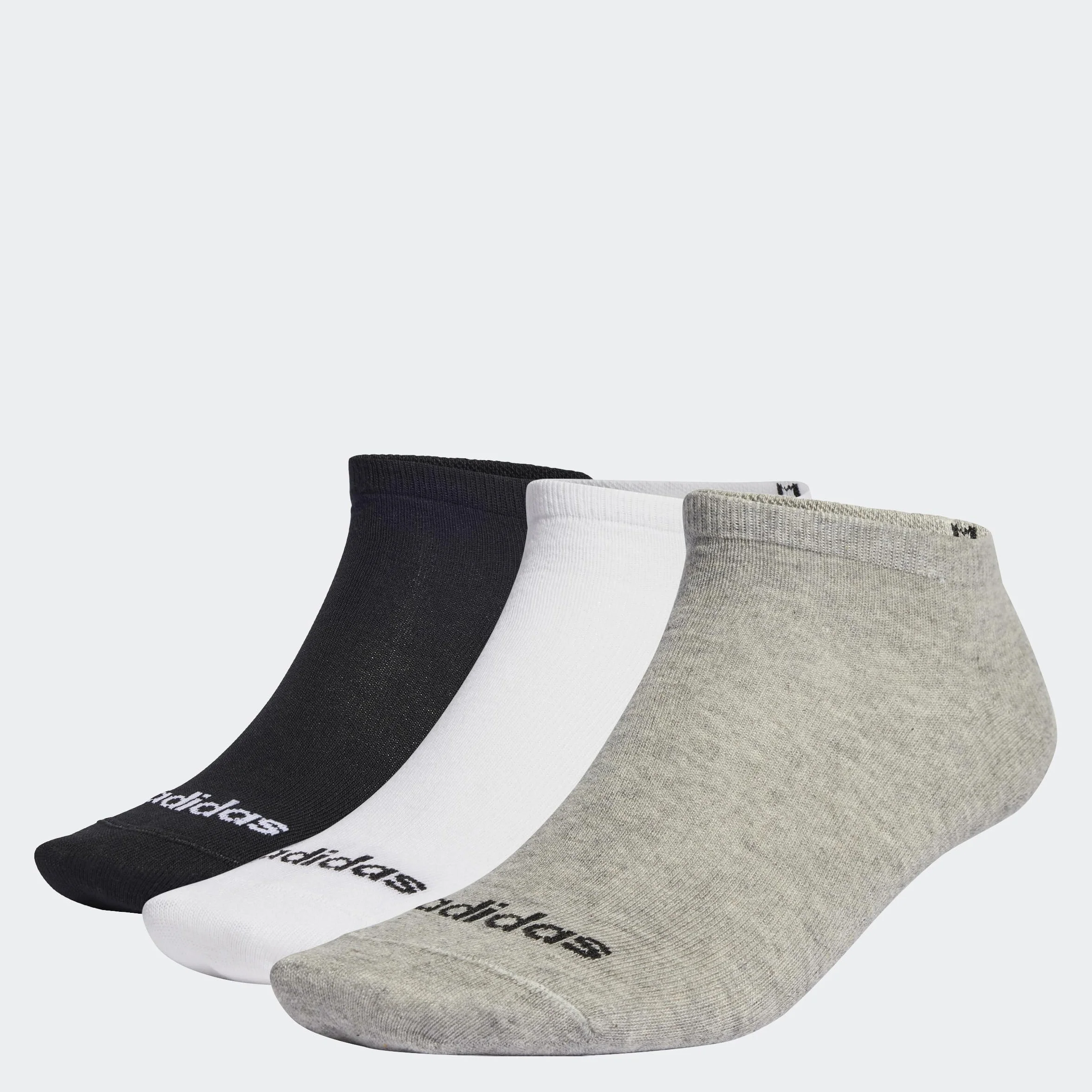 adidas skarpety męskie Uniseks Thin Linear Low-Cut Socks 3 Pairs