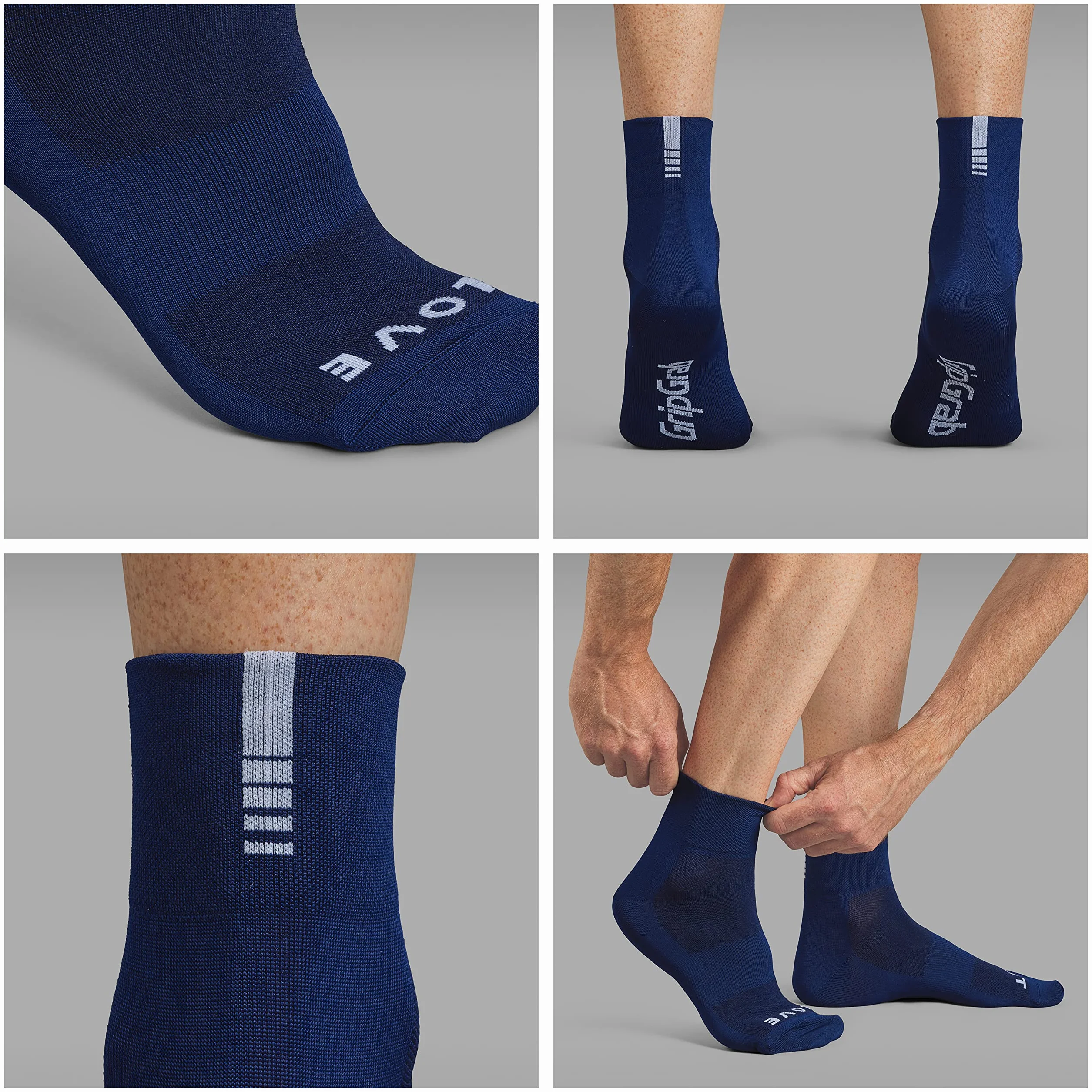 GripGrab Lightweight SL Performance letnie skarpety rowerowe, 1 sztuka i 3 pary, 2 długości, skarpety rowerowe, długie, krótkie
