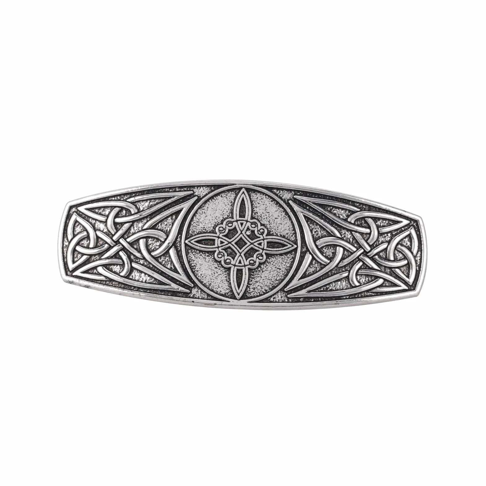 KKJOY Metalowa spinka do włosów z celtyckim węzłem, vintage, ręcznie wykonana, akcesoria ślubne, dla kobiet, dziewcząt, węzeł czarownic