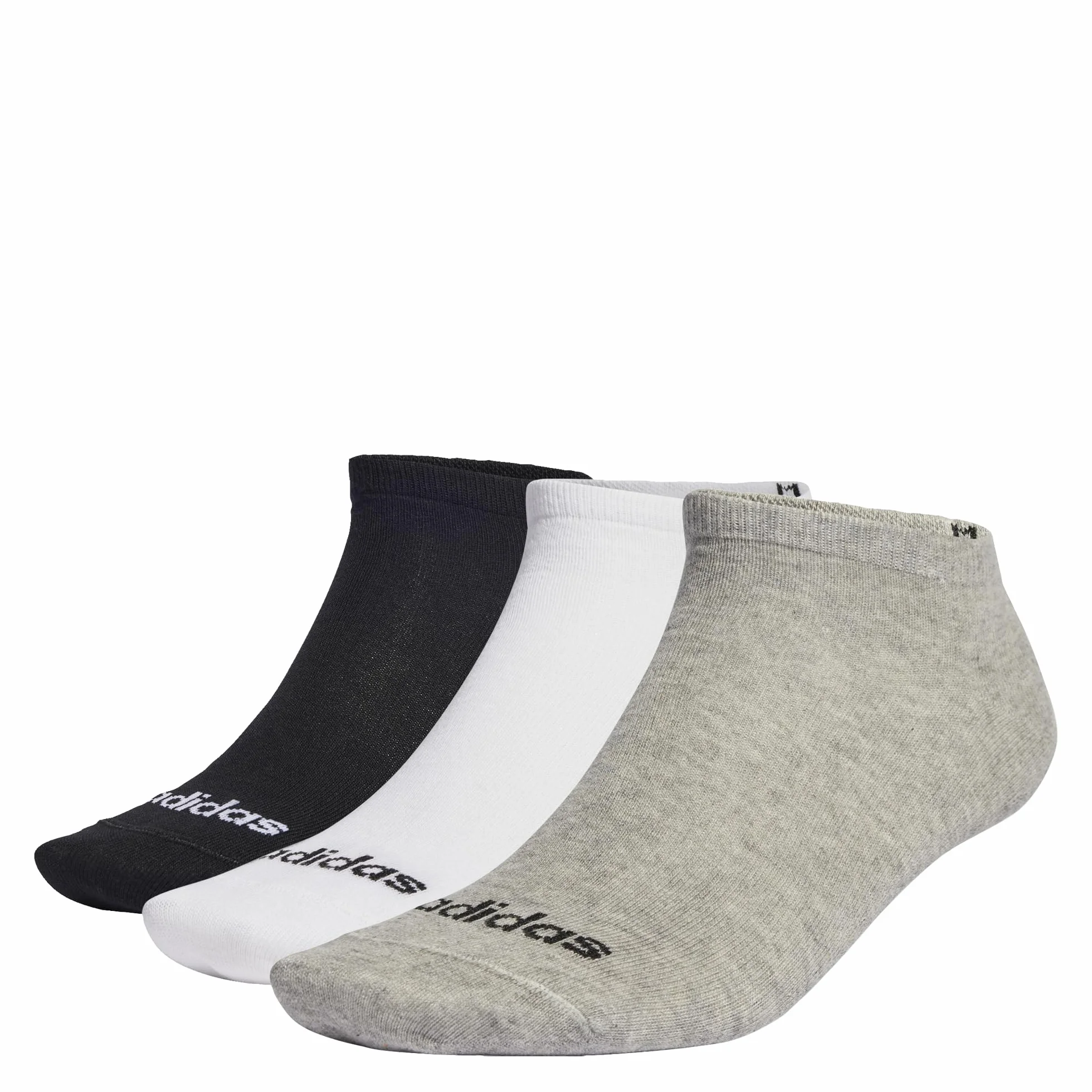 adidas skarpety męskie Uniseks Thin Linear Low-Cut Socks 3 Pairs