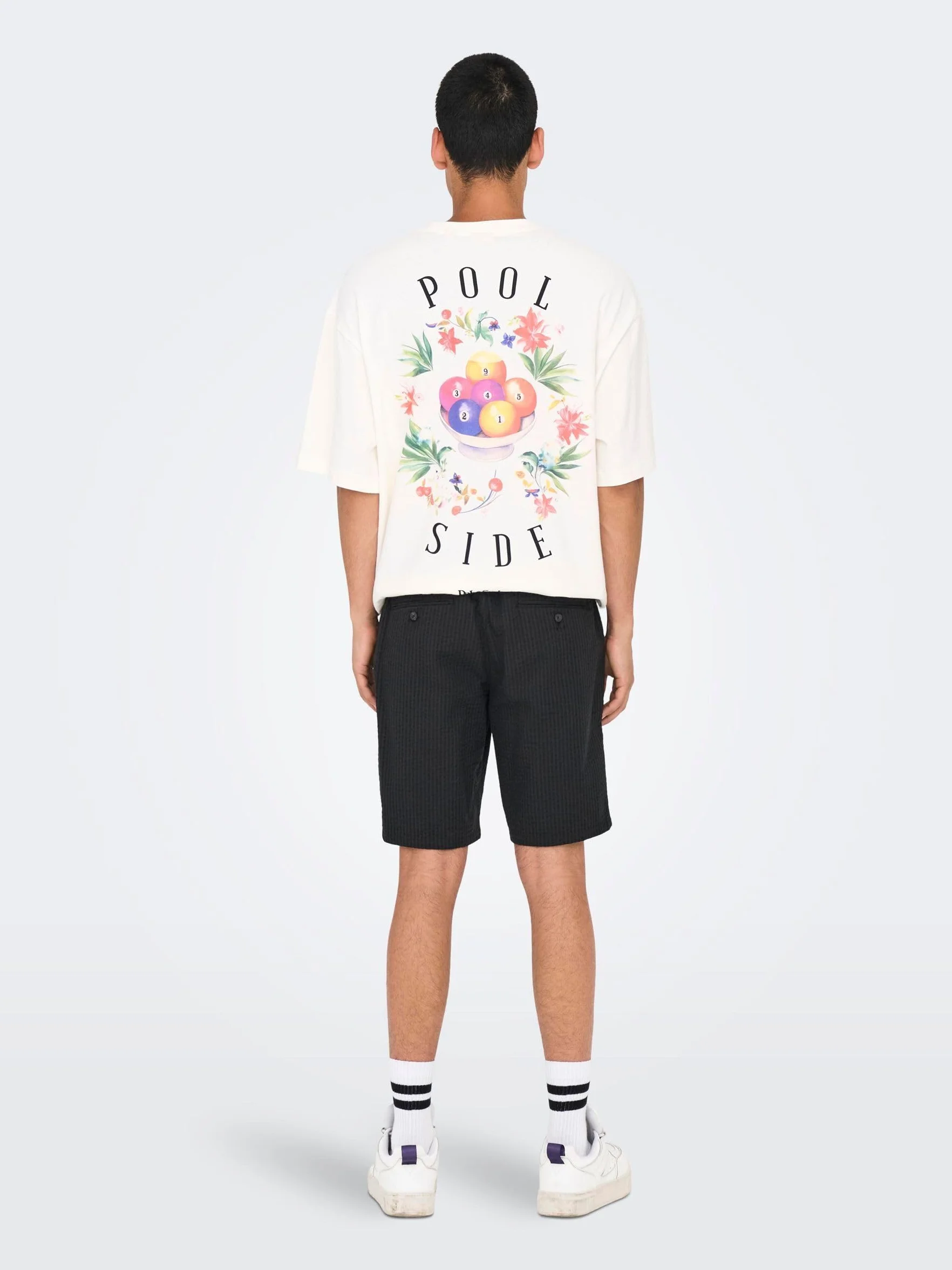 Only & Sons Onsleo Life 0009 Seersucker Shorts Noos - Onsleo Life 0009 kora szorty Noos Mężczyźni