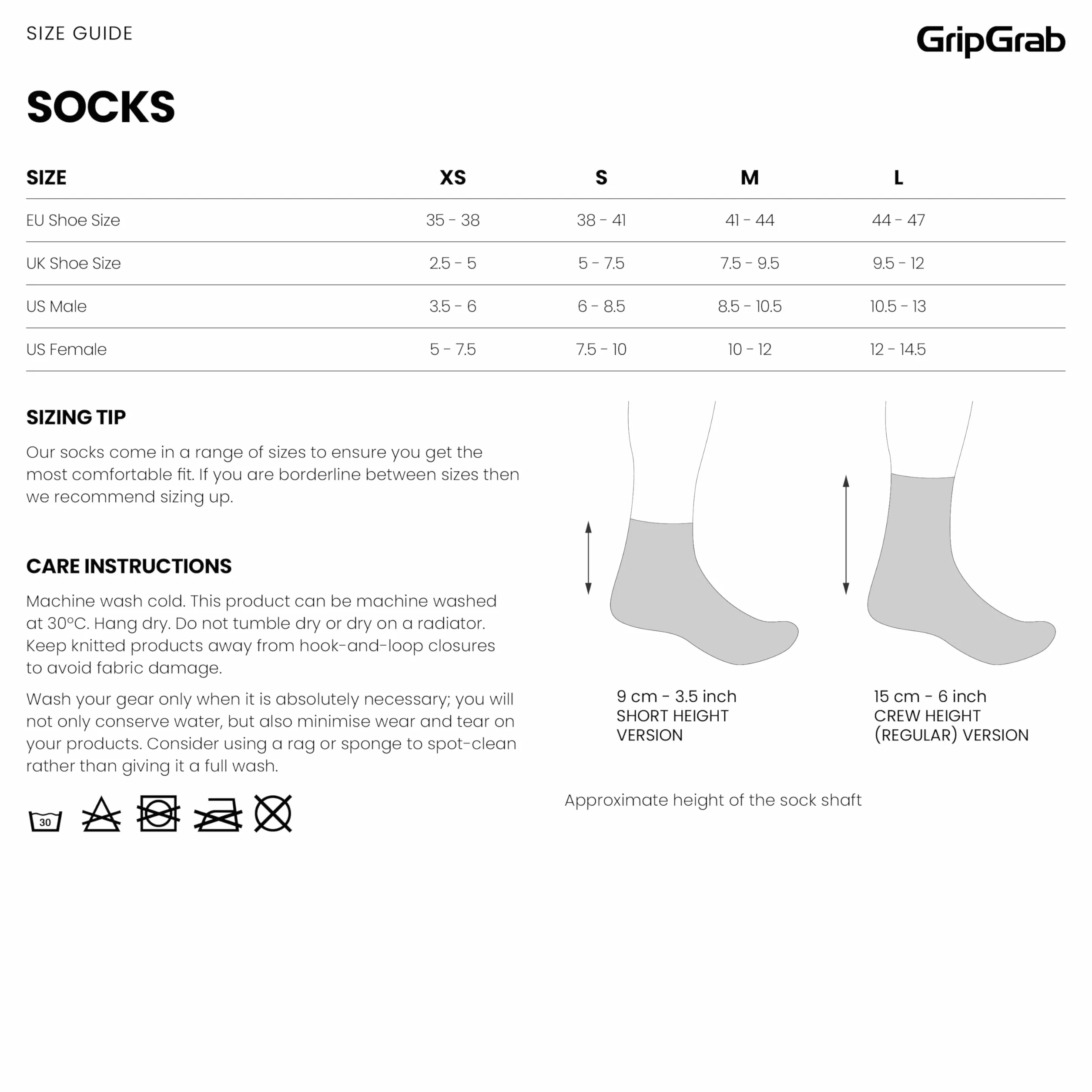 GripGrab Lightweight SL Performance letnie skarpety rowerowe, 1 sztuka i 3 pary, 2 długości, skarpety rowerowe, długie, krótkie