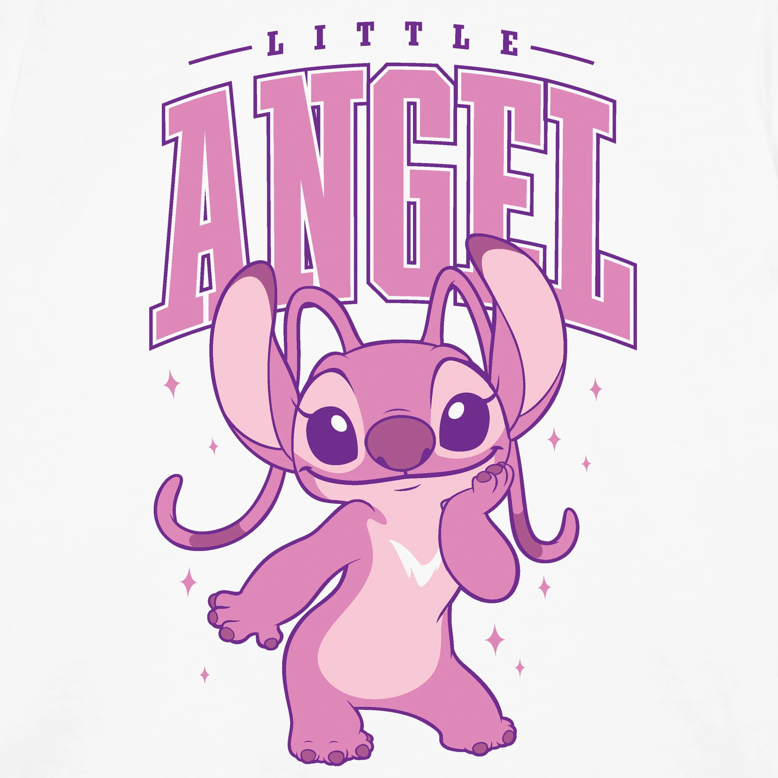 Disney Lilo i Stitch T-shirt | Letnie Ubrania Stitch Dla Dziewcząt | Bawełniane T-shirty Dla Dziewcząt