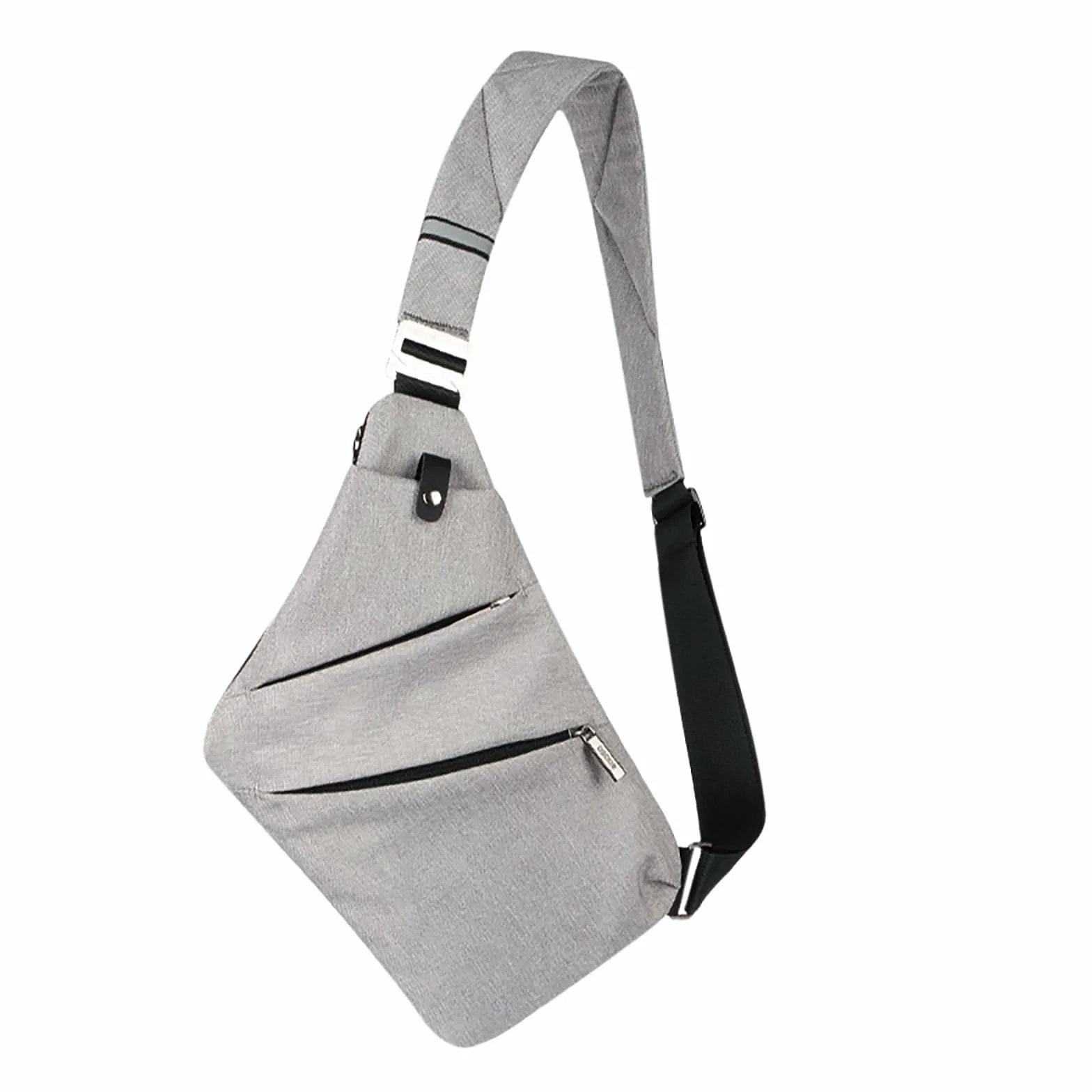 OSOCE Torba podróżna antykradzieżowa, męska torba na klatkę piersiową, crossbody z wieloma kieszeniami torba na ramię wodoodporne torby pokrowiec na co dzień jazda na rowerze wędrówki dla mężczyzn