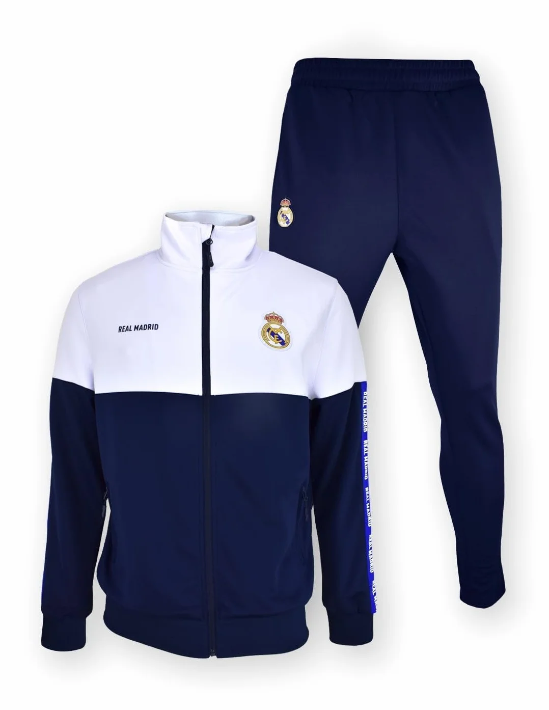 Dres Real Madrid Dla Dzieci - Rozmiar 164 - Sezon 2024/2025 - Chłopcy i Dziewczęta - Dres Piłkarski